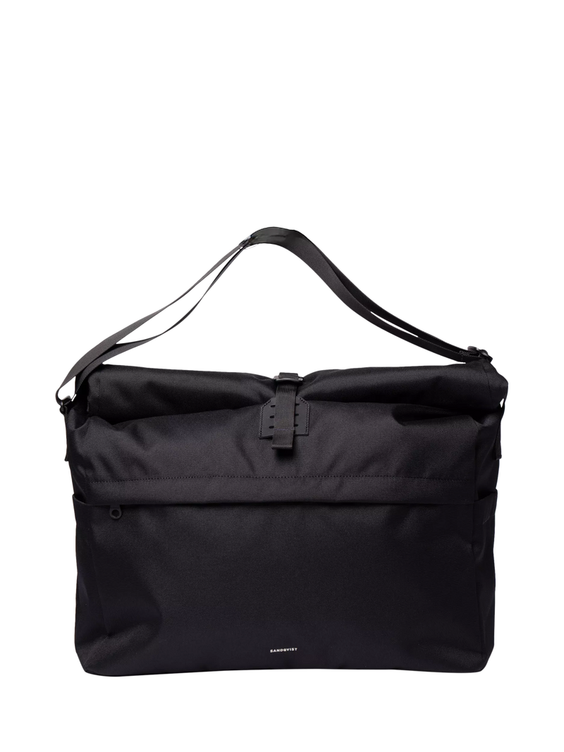 Sandqvist Icon messenger bag black (British brand)