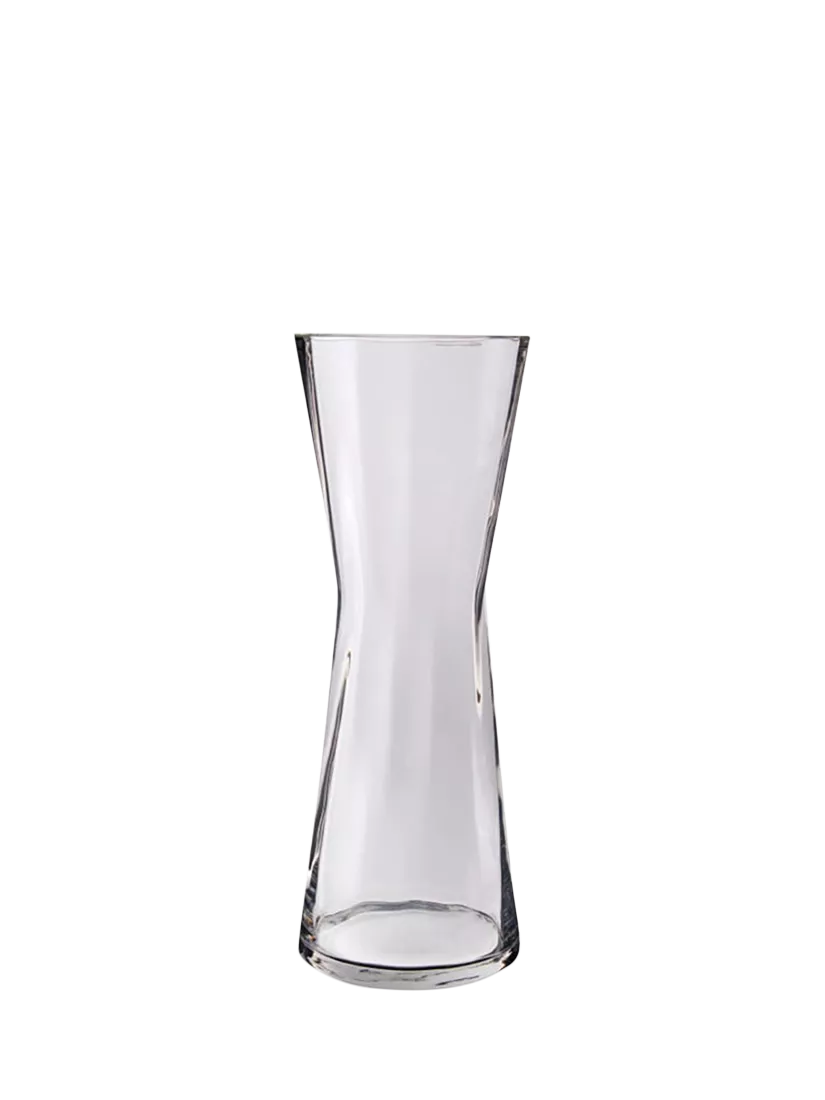 Dartington Crystal gladioli glass vase 36cm, imported from the UK