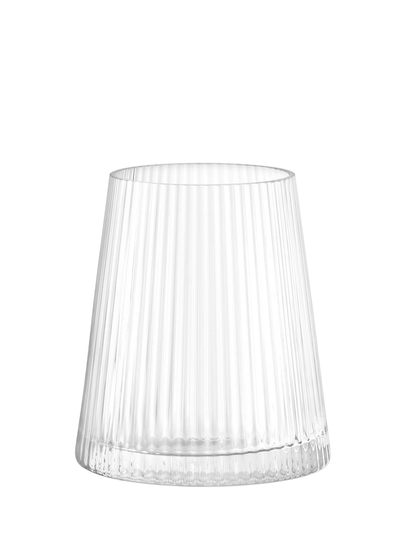 LSA International Beacon glass candle holder H14cm - British product