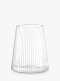 LSA International Beacon glass candle holder H14cm - British product