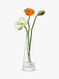 LSA International Beacon ribbed glass candle holder 22cm British product