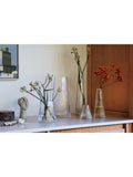 LSA International Beacon ribbed glass candle holder 22cm British product