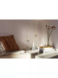 LSA International Beacon ribbed glass candle holder 22cm British product