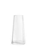 LSA International Beacon ribbed glass candle holder and vase H30cm - British product