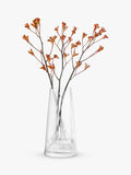 LSA International Beacon ribbed glass candle holder and vase H30cm - British product