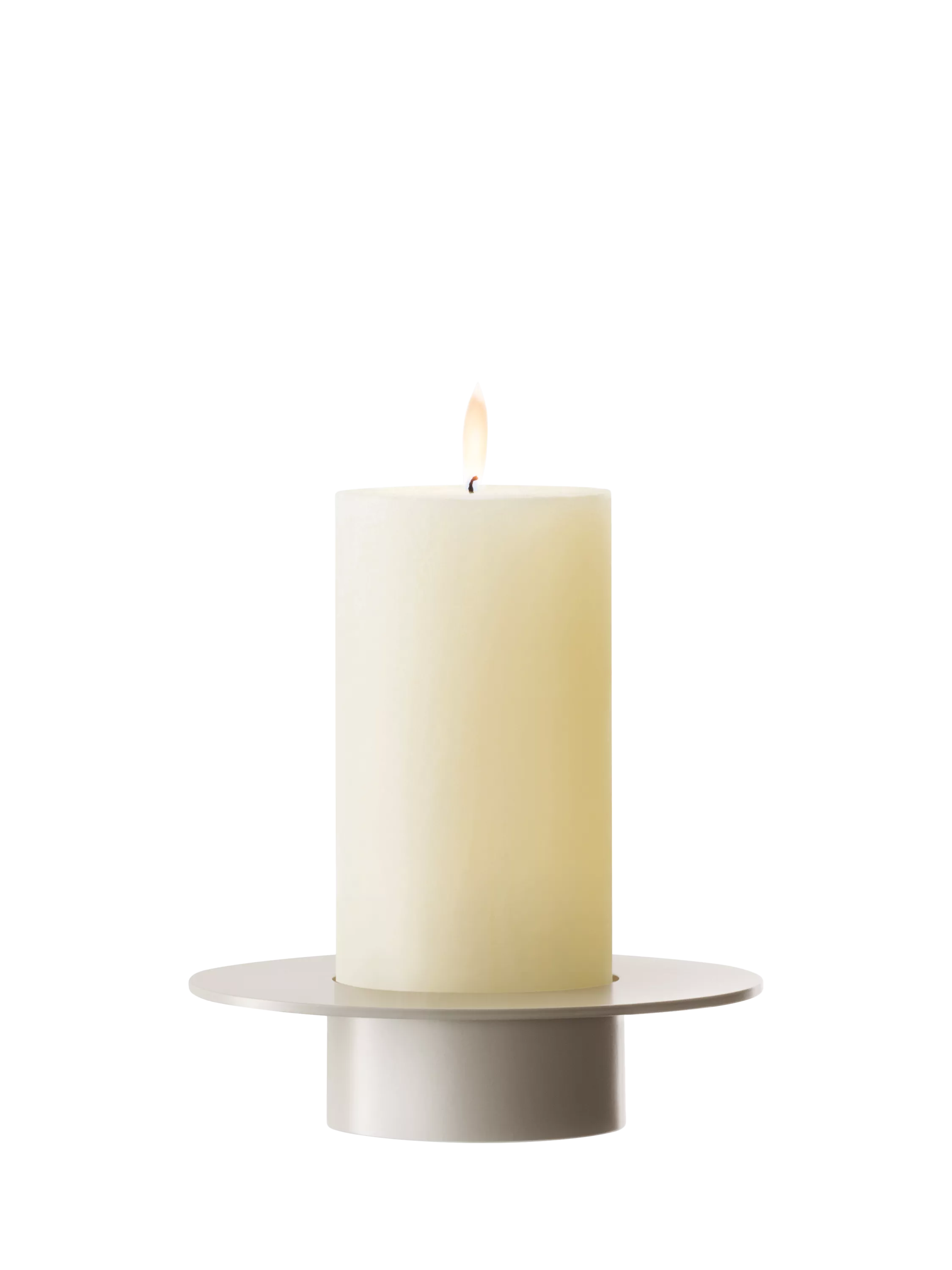 LSA International Beacon ribbed glass candle holder and vase H30cm - British product