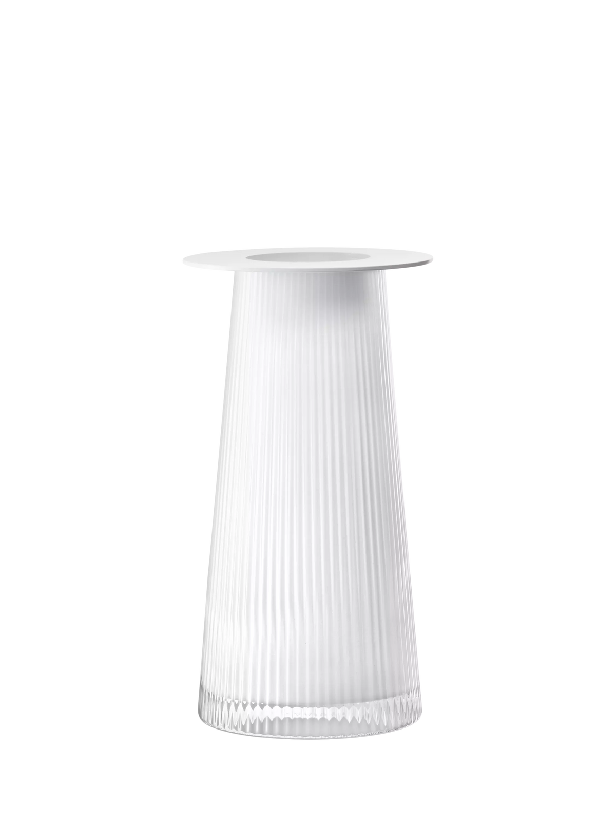 LSA International glass candle holder H30cm, UK version