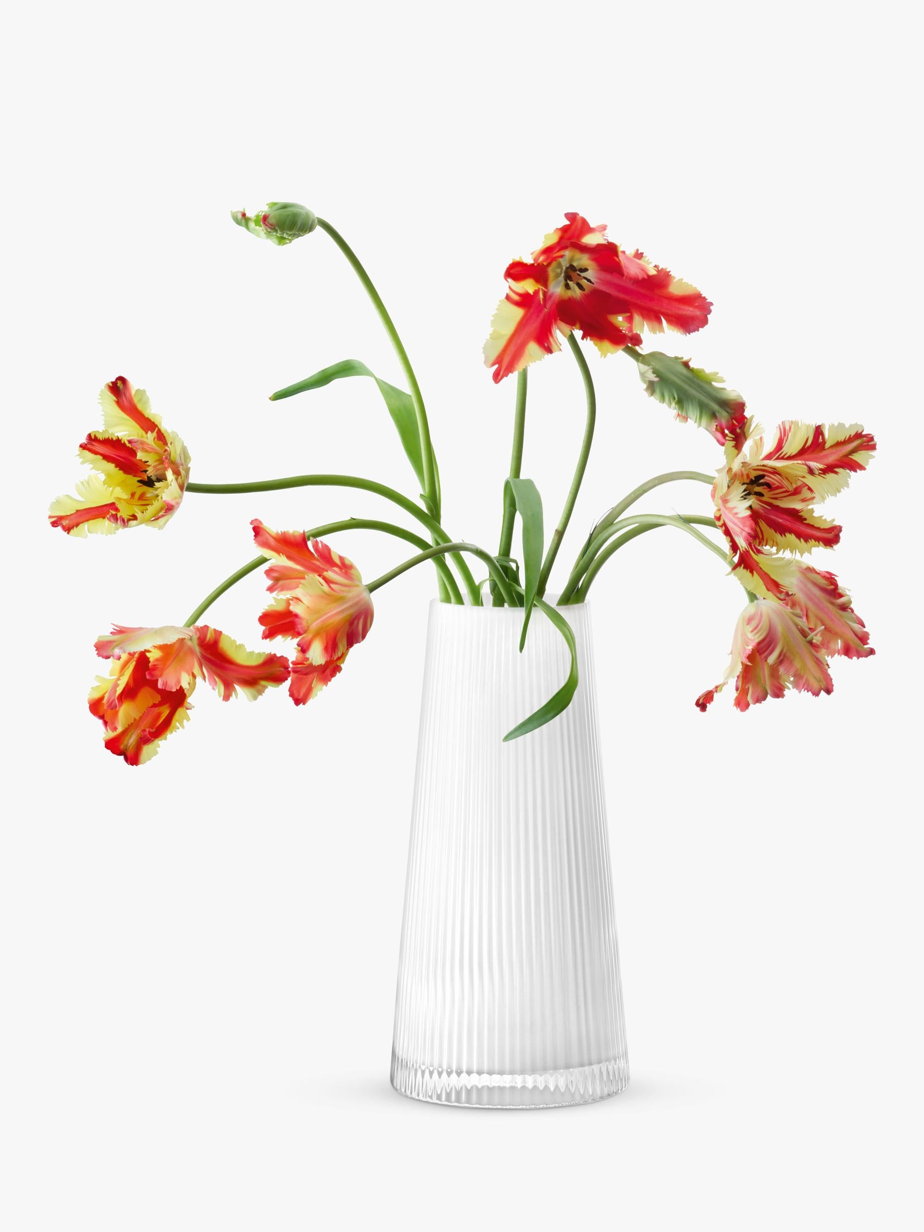 LSA International glass candle holder H30cm, UK version