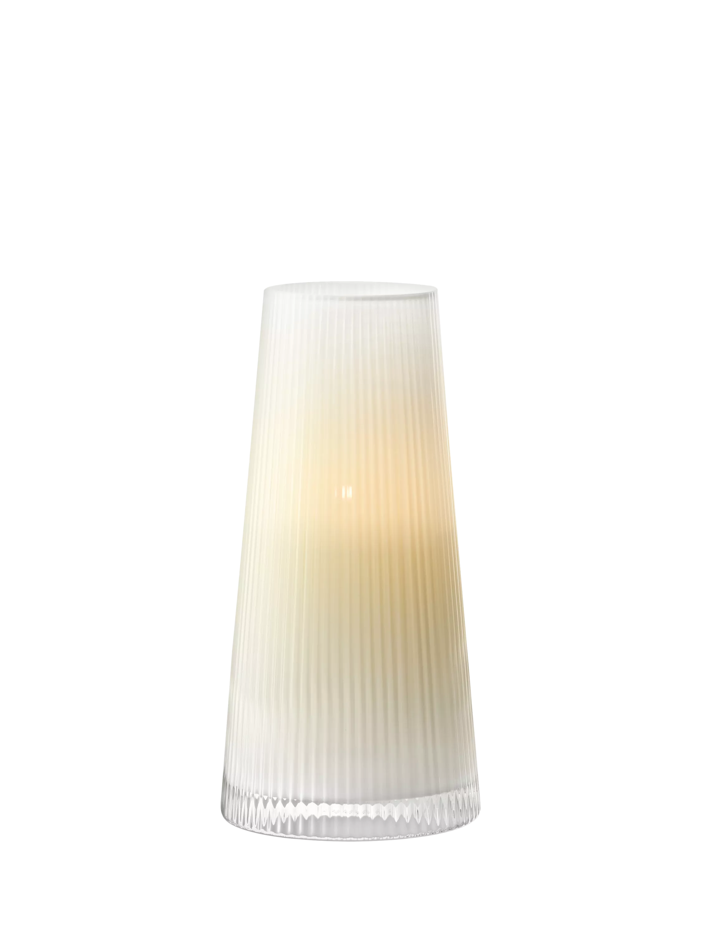 LSA International glass candle holder H30cm, UK version