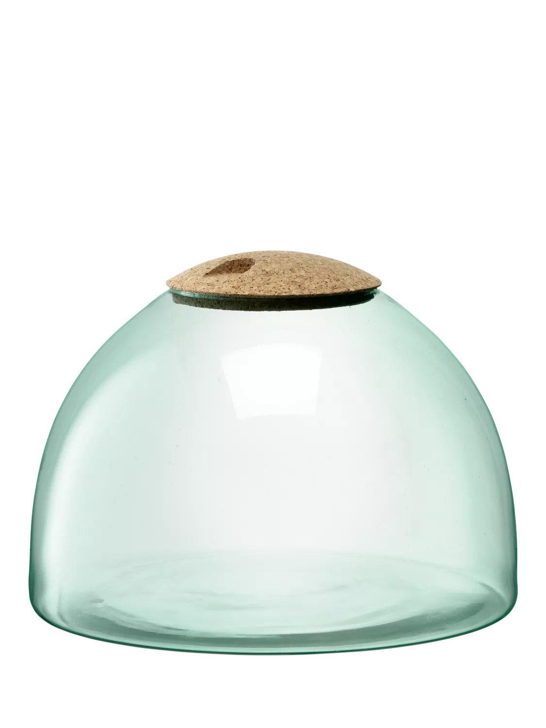 LSA International Canopy closed garden planter recycled glass H22cm, UK version