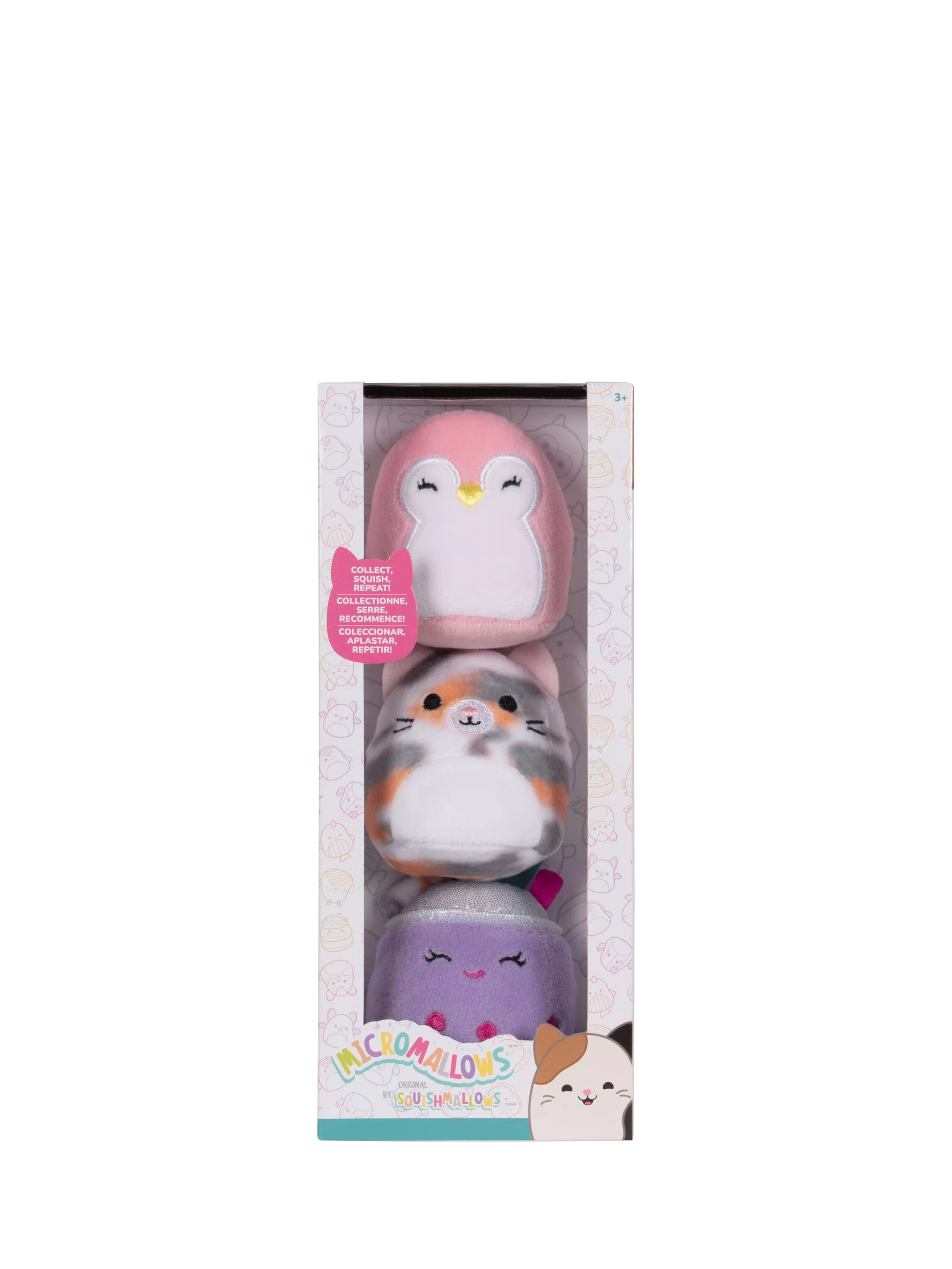 Micromallows plush 3-pack 2.5 inch Piper, Niamh, Tahoe, UK version
