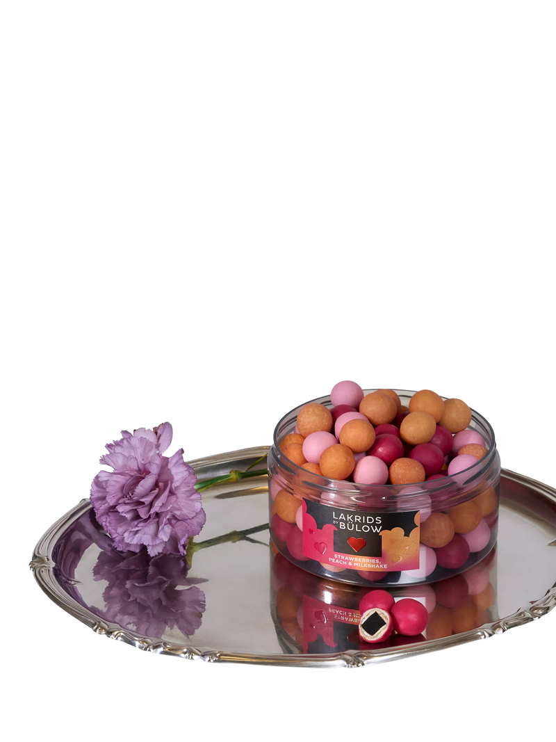 Lakrids by Bülow chocolate coated liquorice Mixed Love 515g, imported from the UK