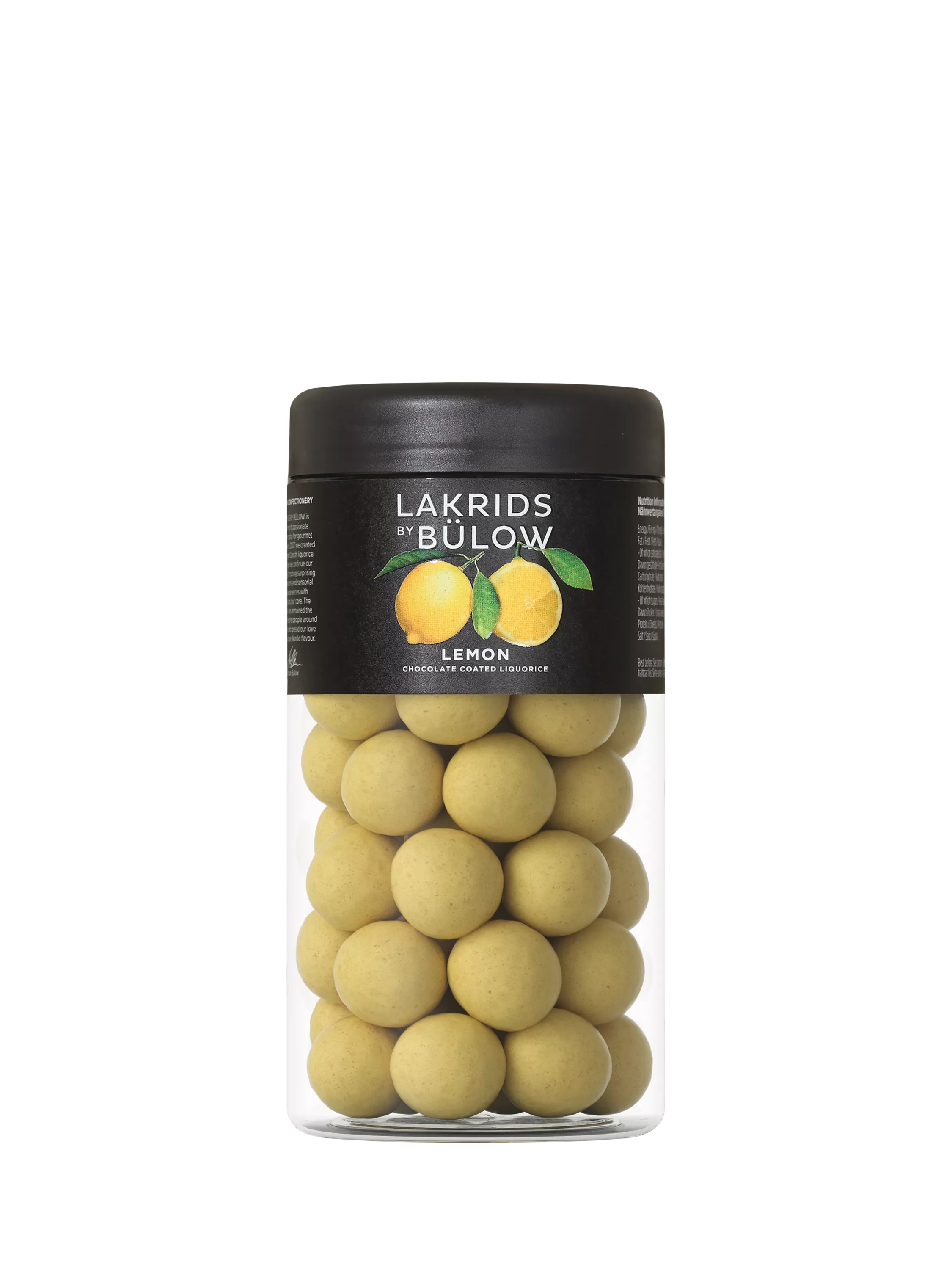LAKRIDS BY BÜLOW lemon chocolate coated liquorice 270g, UK version