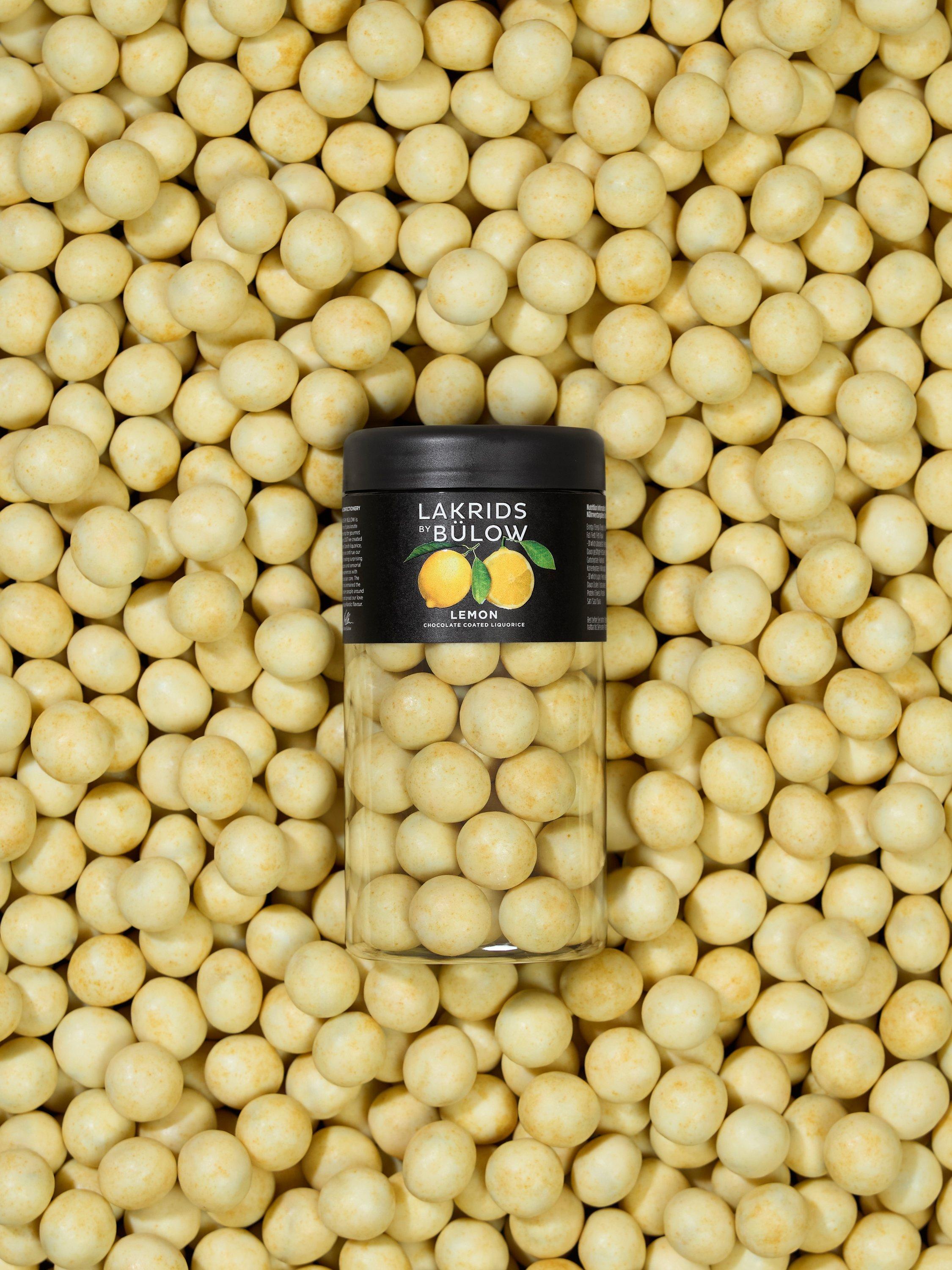 LAKRIDS BY BÜLOW lemon chocolate coated liquorice 270g, UK version