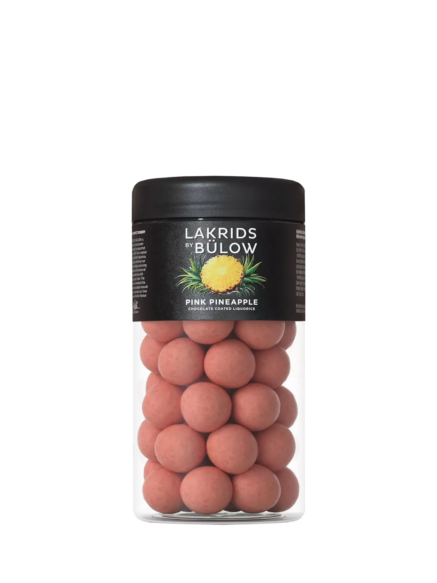Lakrids by Bülow Pink Pineapple chocolate liquorice 270g, imported from the UK