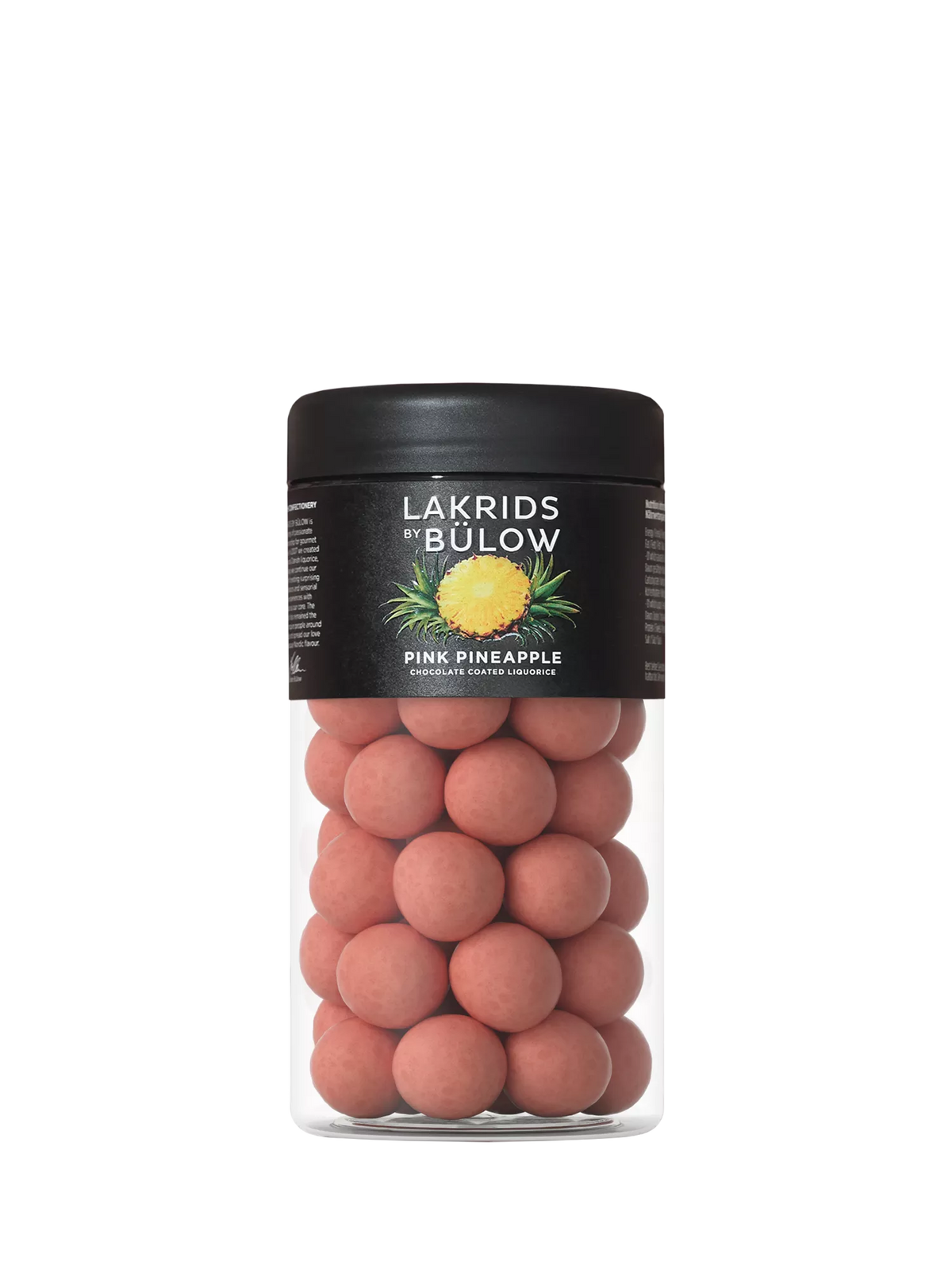 Lakrids by Bülow Pink Pineapple chocolate liquorice 270g, imported from the UK