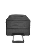 Eastpak Transit'r large 4-wheel suitcase in black denim, UK version