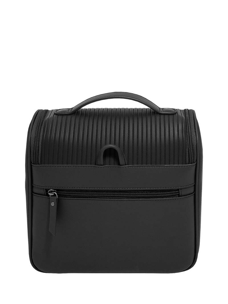 Stackers fluted large hanging wash bag black, British brand