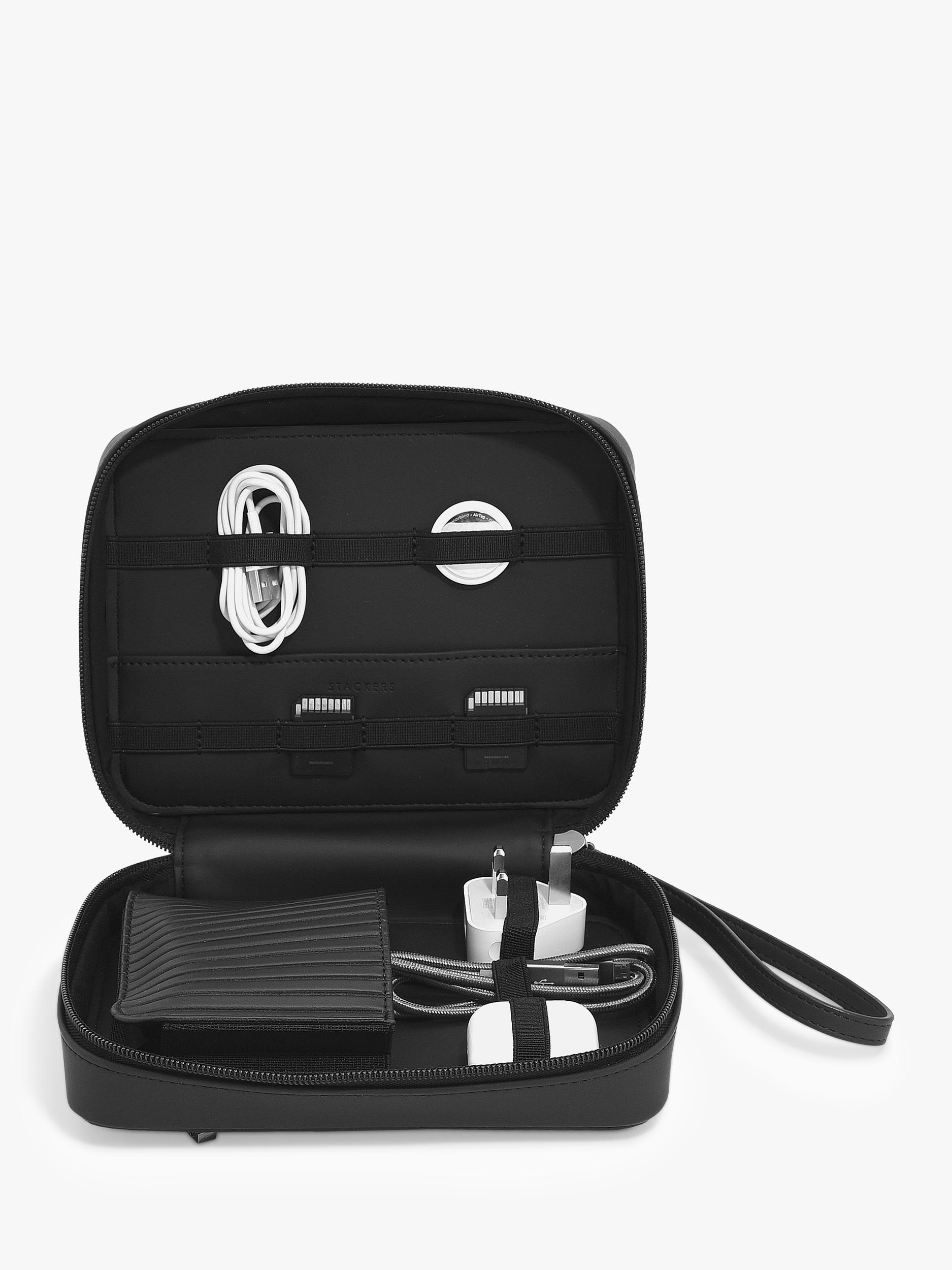 Stackers cable tidy PU organiser case 20x16x7cm (British brand)