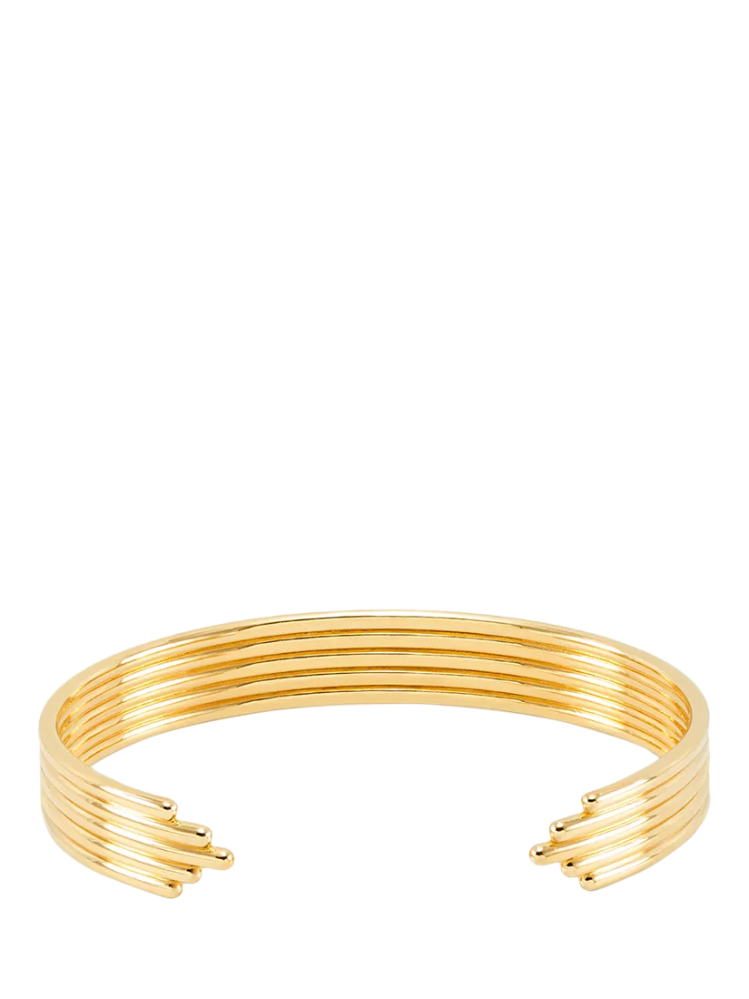 Rachel Jackson London Lifestream Statement Bangle, Gold