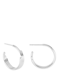 Rachel Jackson London Medium Evolve Hoop Earrings, Silver