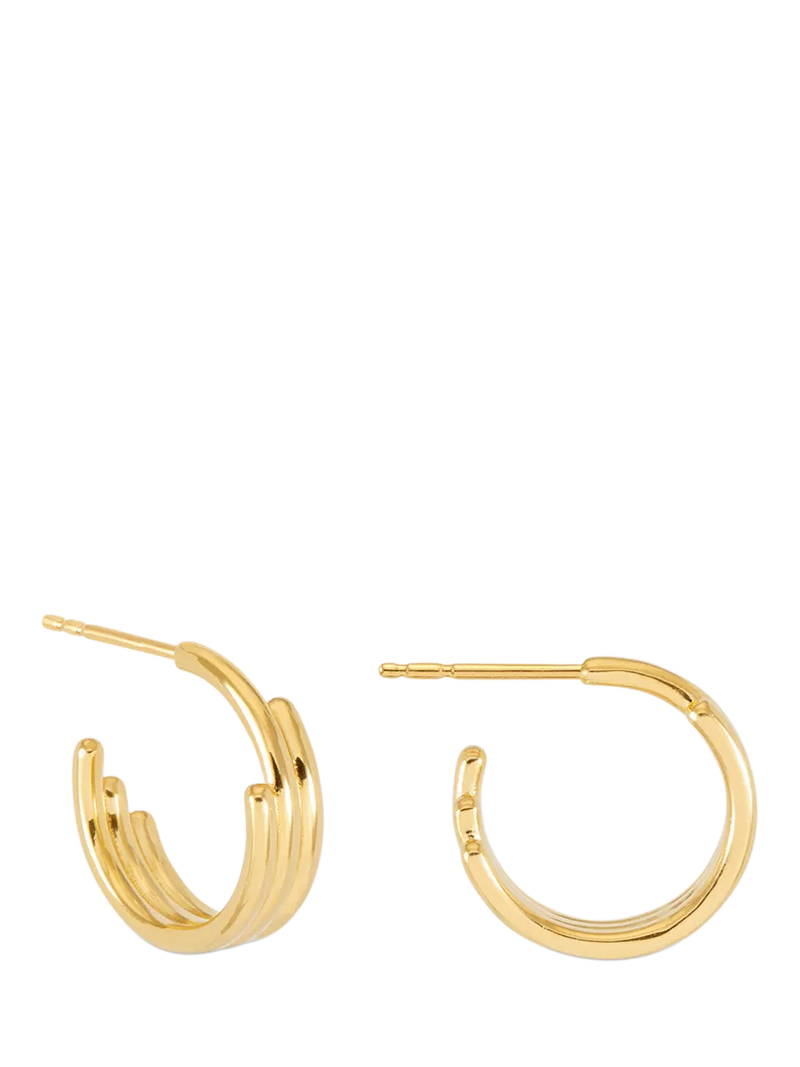 Rachel Jackson London Small Evolve Hoop Earrings, Gold