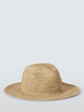 John Lewis raffia fedora hat natural, UK version