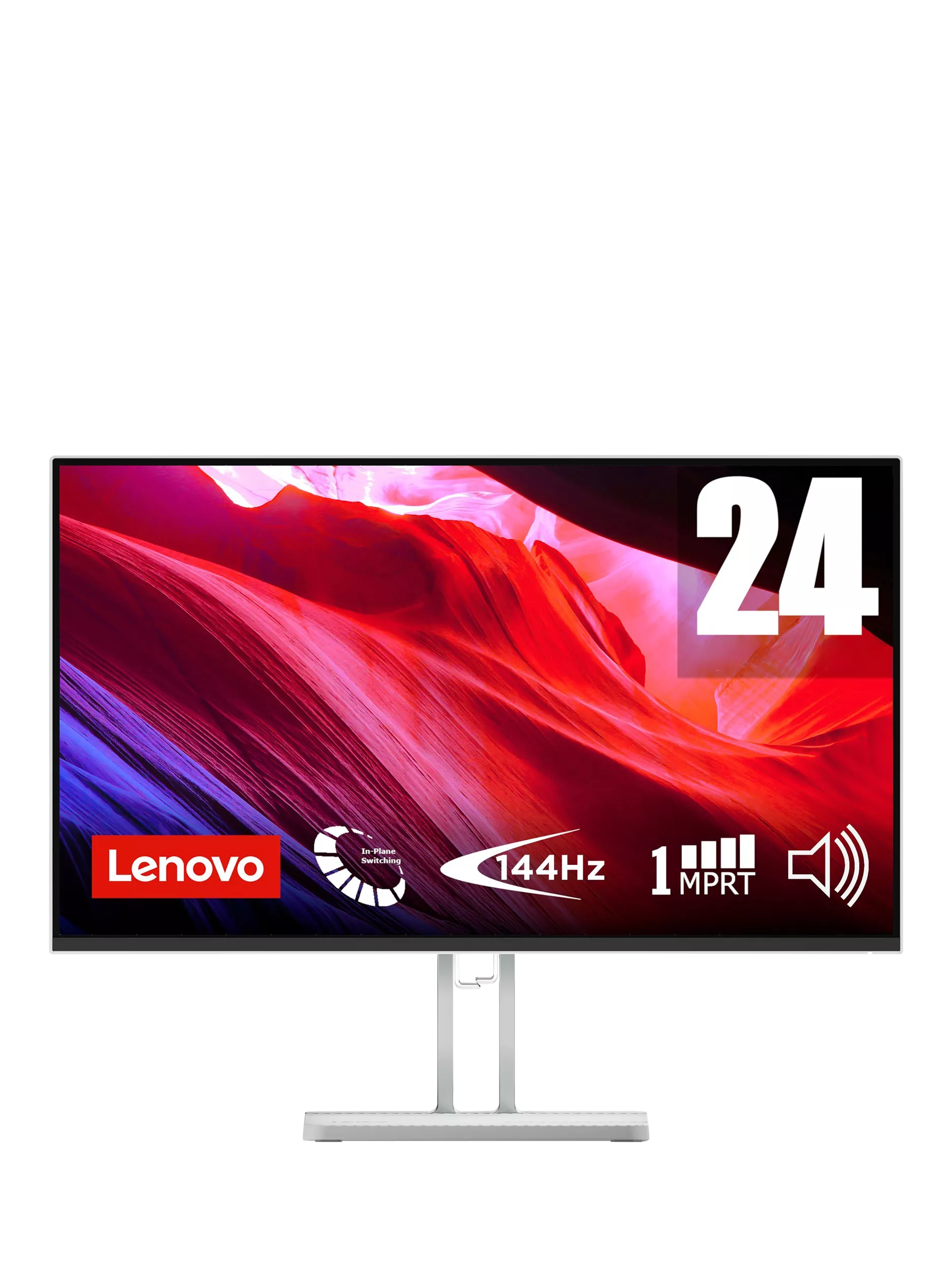 Lenovo L24-4C Cloud Grey 23.8-inch monitor - British product