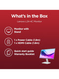 Lenovo L24-4C Cloud Grey 23.8-inch monitor - British product