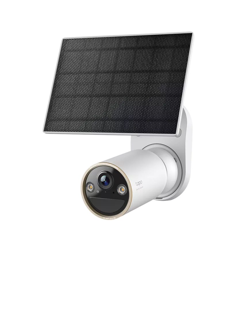 TP-Link Tapo C460 outdoor security camera with solar panel, imported from the UK
