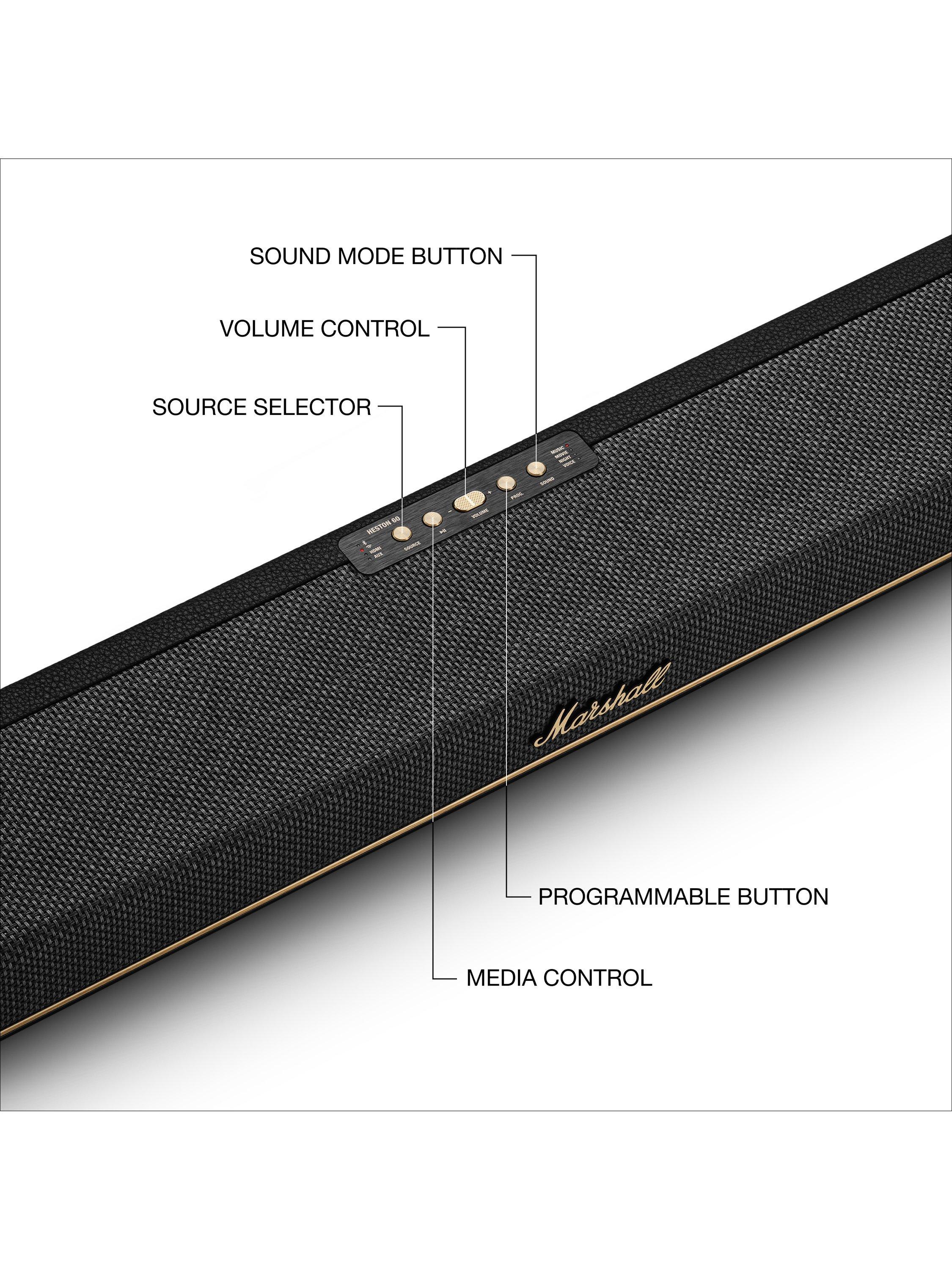 Marshall Heston 60 soundbar with Dolby Atmos (British brand)