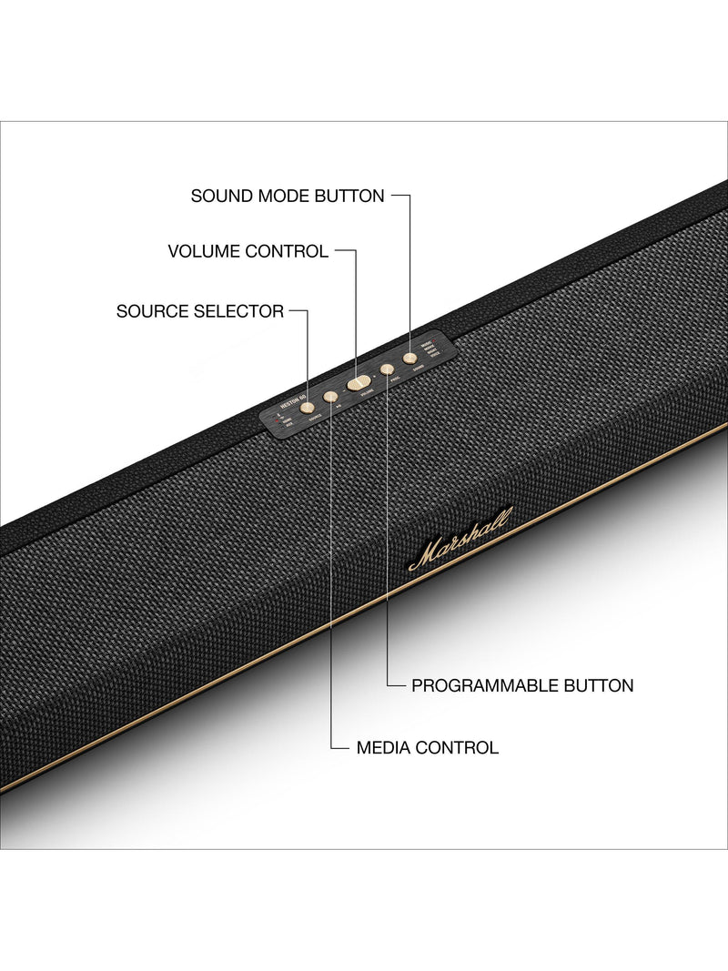 Marshall Heston 60 soundbar with Dolby Atmos (British brand)