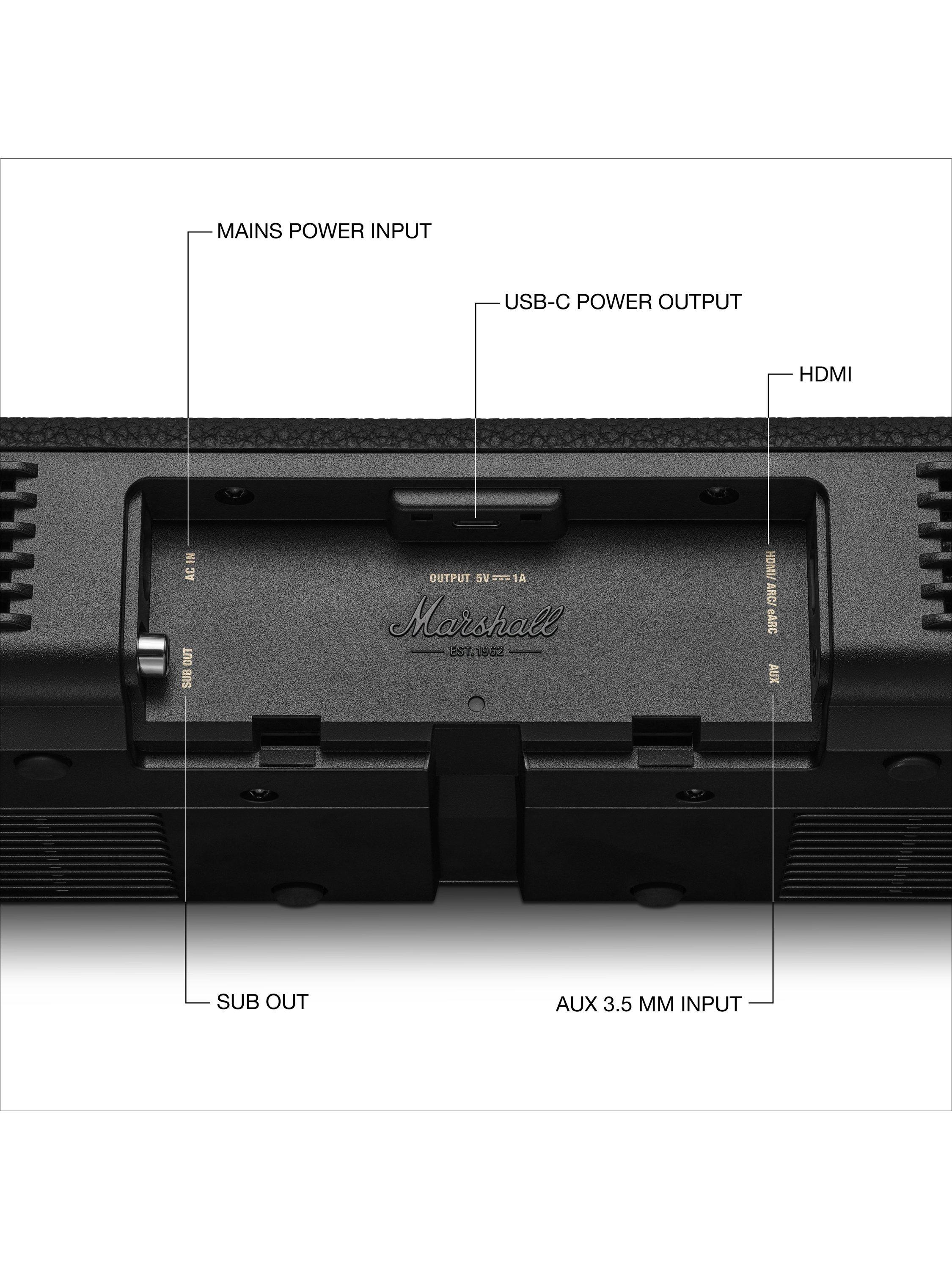 Marshall Heston 60 soundbar with Dolby Atmos (British brand)