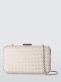 John Lewis Stella Grossgrain Weave Clutch Bag