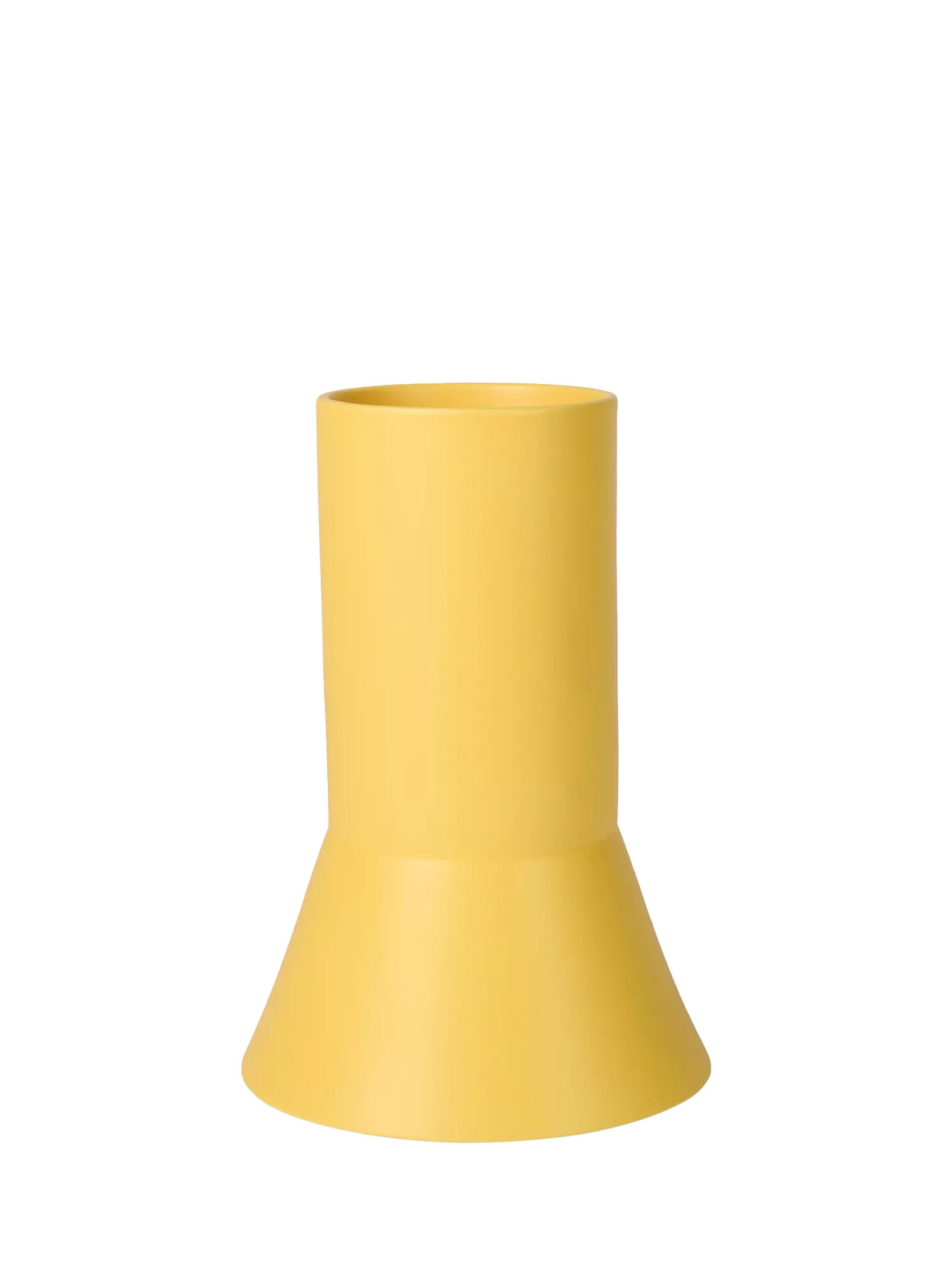 The Conran Shop base vase H25cm yellow earthenware - British product