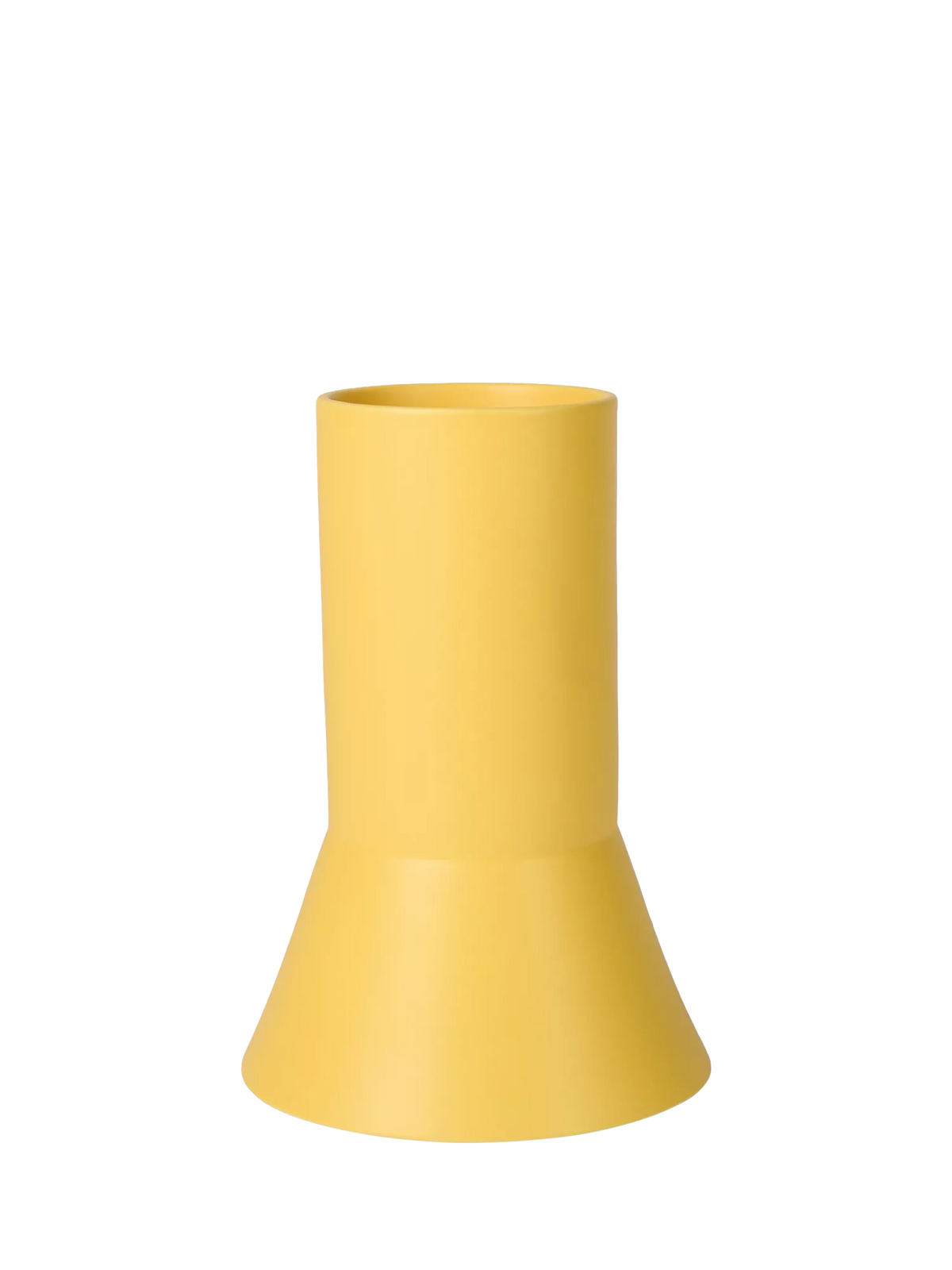 The Conran Shop base vase H25cm yellow earthenware - British product