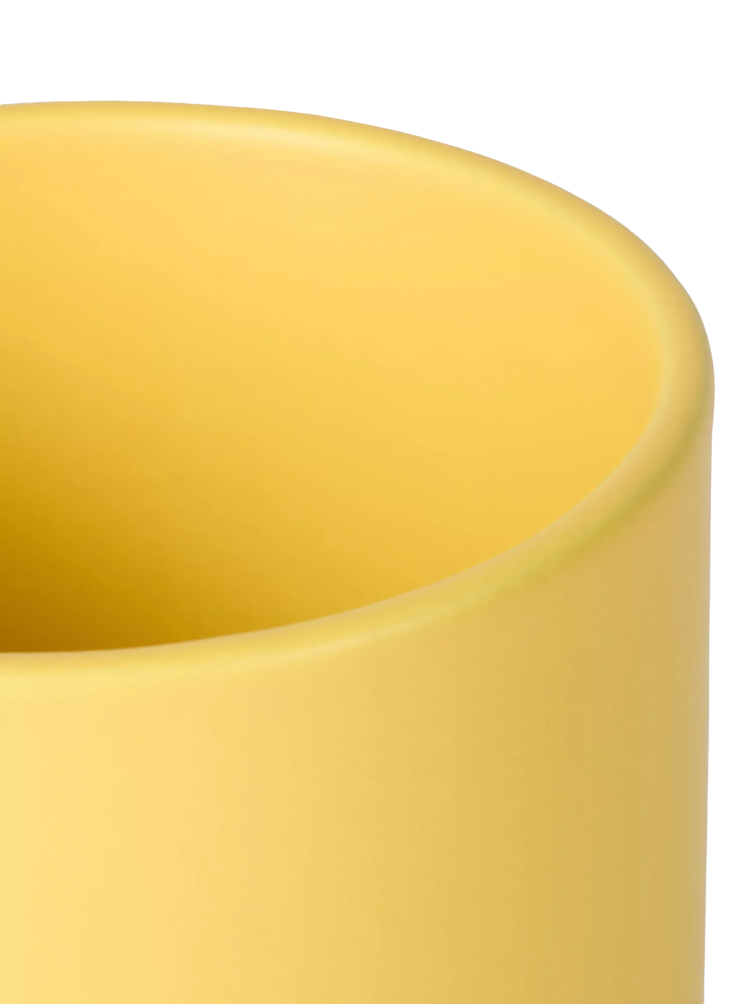 The Conran Shop base vase H25cm yellow earthenware - British product