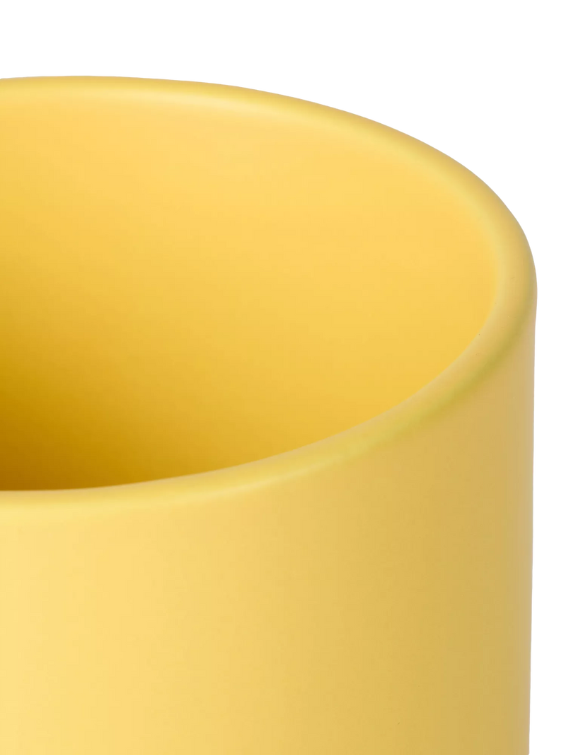 The Conran Shop base vase H25cm yellow earthenware - British product