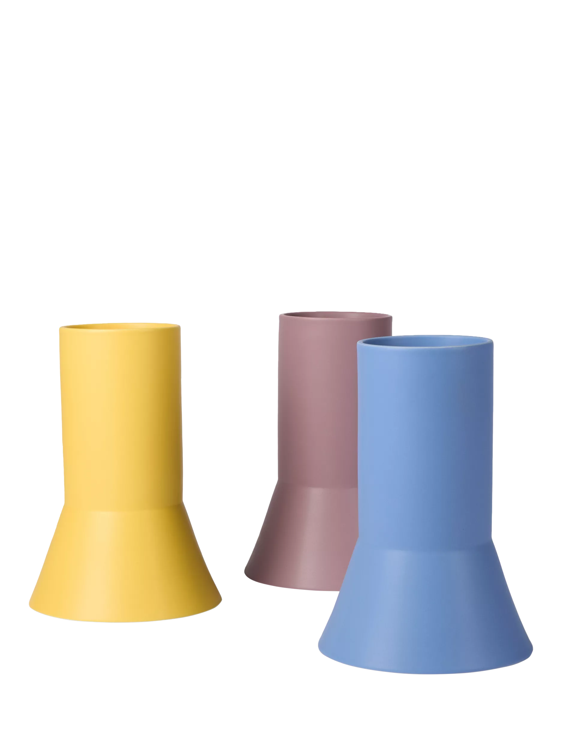 The Conran Shop base vase H25cm yellow earthenware - British product