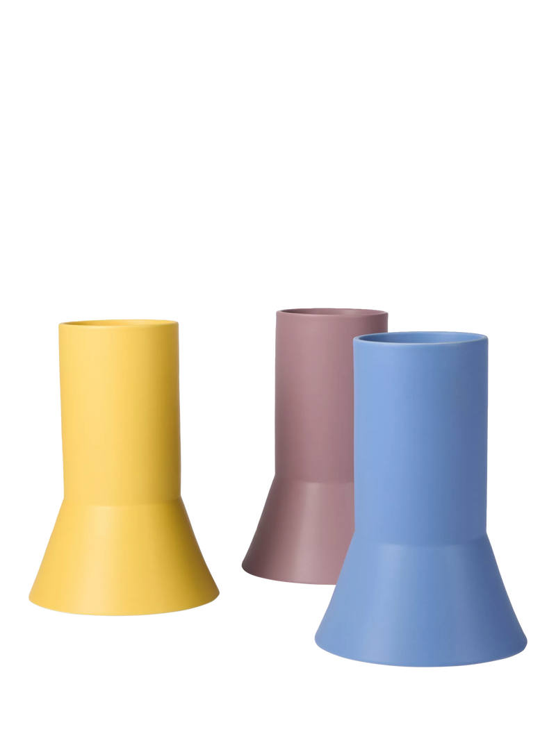 The Conran Shop base vase H25cm yellow earthenware - British product