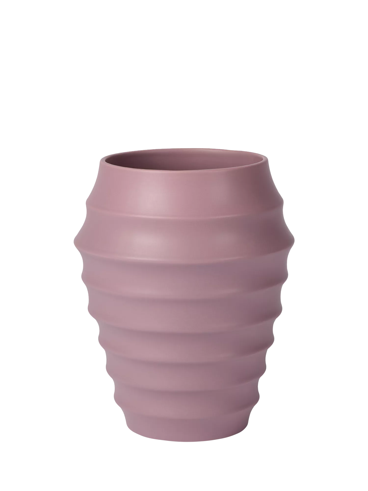 The Conran Shop beehive earthenware vase mauve 22cm - British product