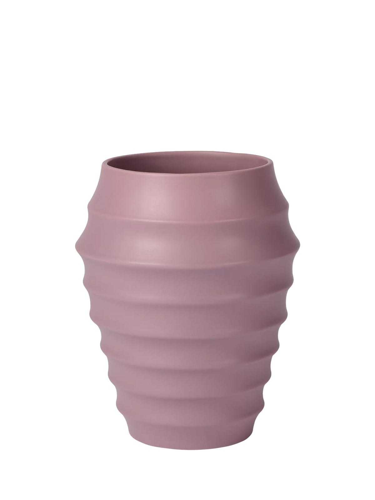 The Conran Shop beehive earthenware vase mauve 22cm - British product