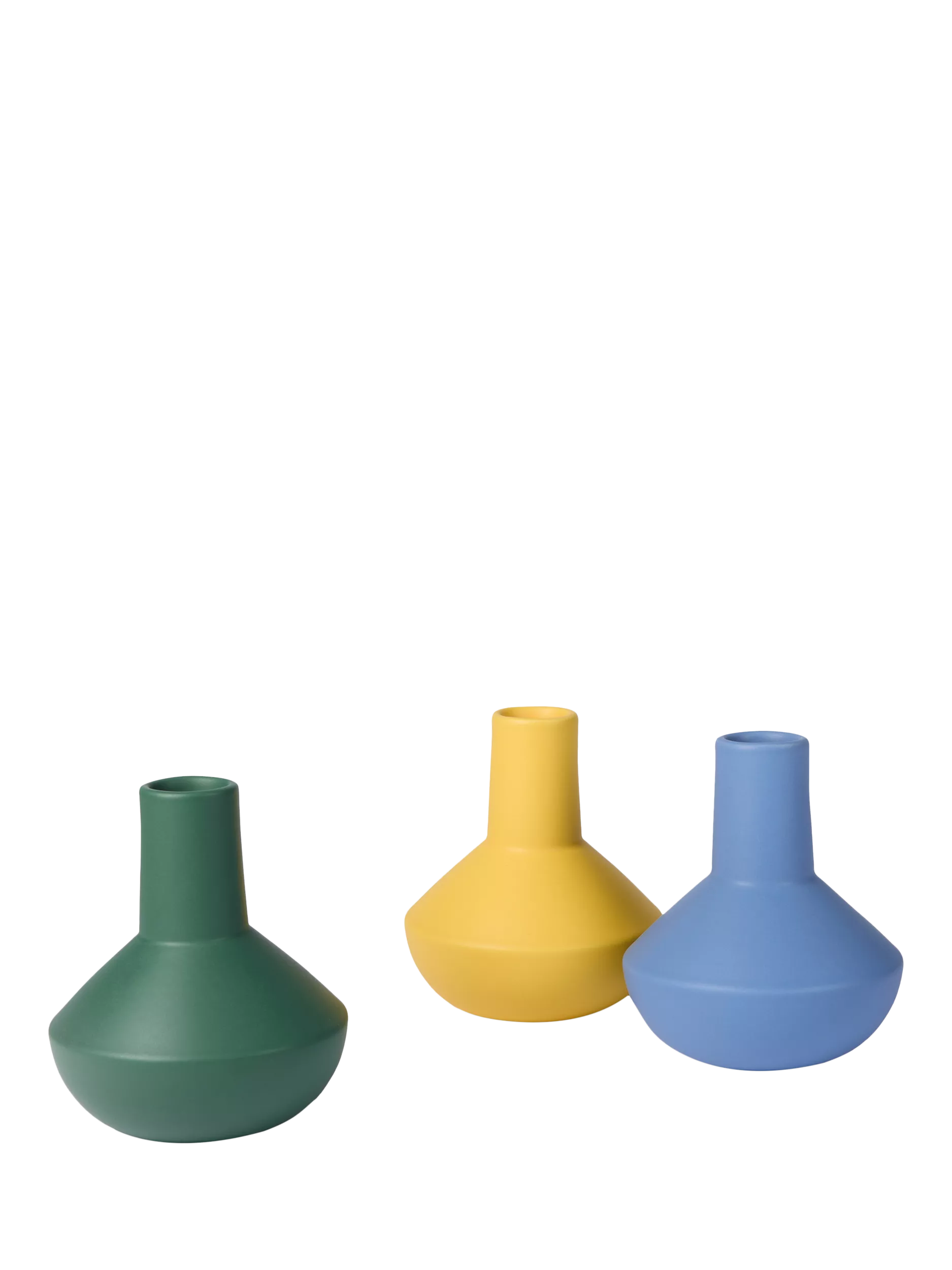 The Conran Shop sphere bottle earthenware vase green 18.5cm (British brand)