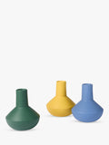 The Conran Shop sphere bottle earthenware vase green 18.5cm (British brand)