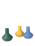 The Conran Shop sphere bottle earthenware vase green 18.5cm (British brand)