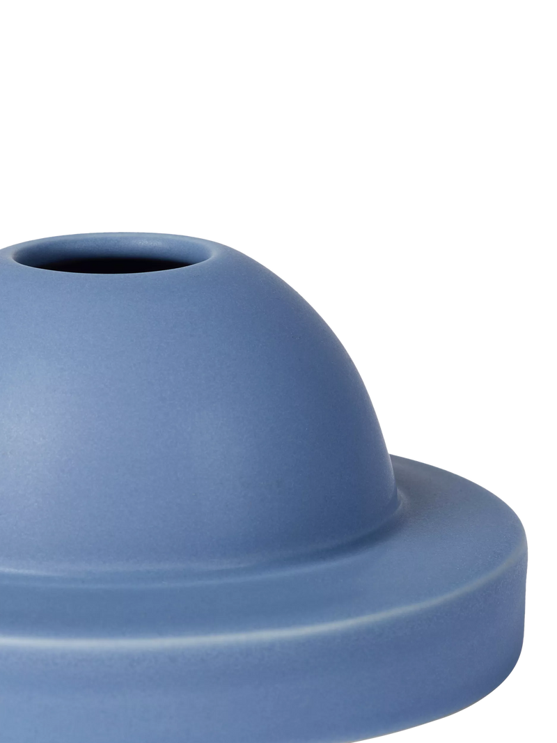 The Conran Shop Sunset Blue earthenware vase H6.5cm - British product