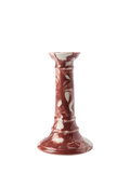 The Conran Shop Wardour candlestick burgundy earthenware, UK version