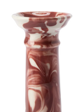 The Conran Shop Wardour candlestick burgundy earthenware, UK version