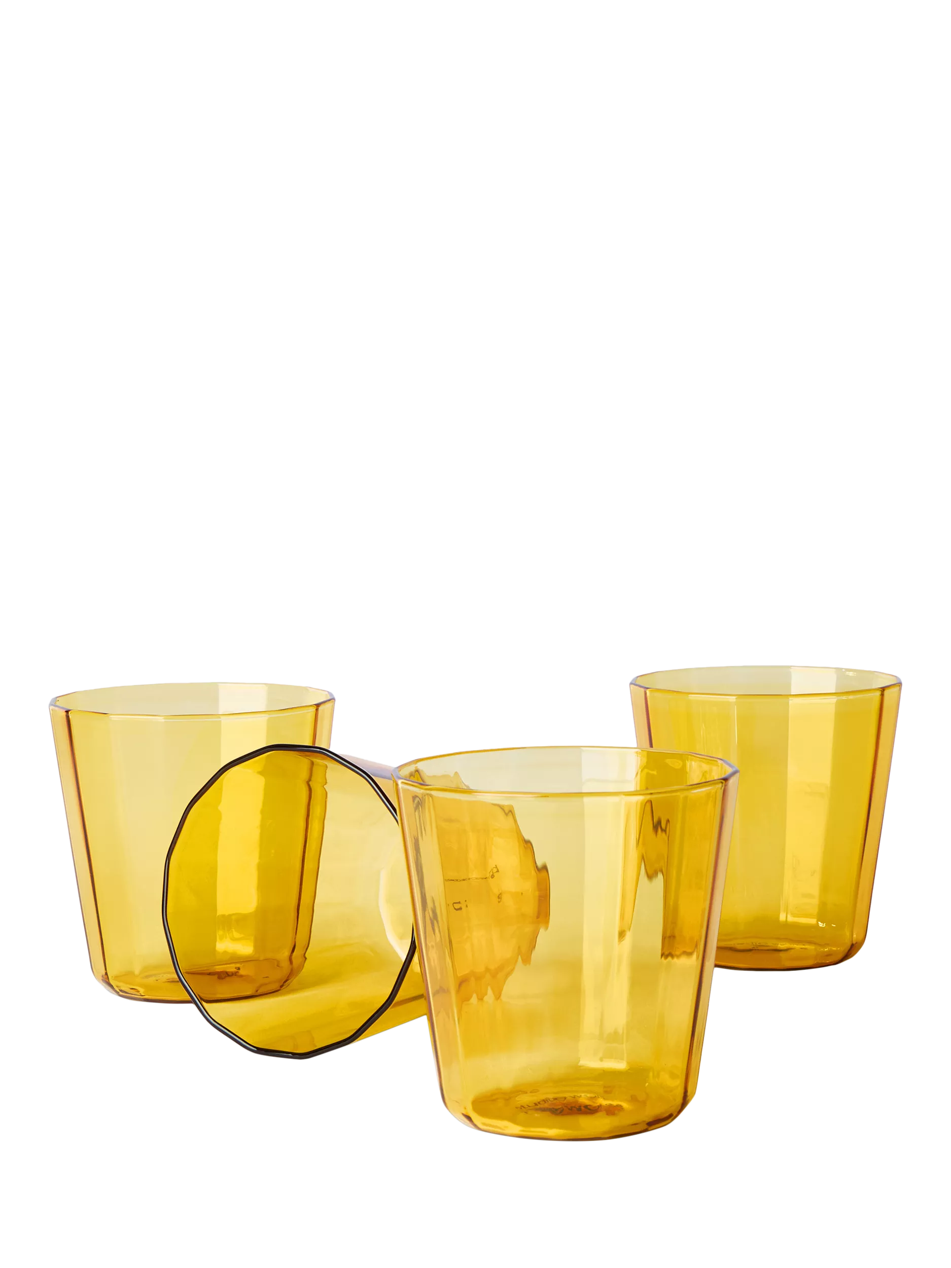 Conran Shop Fade amber glass tumbler set of 4 - British product