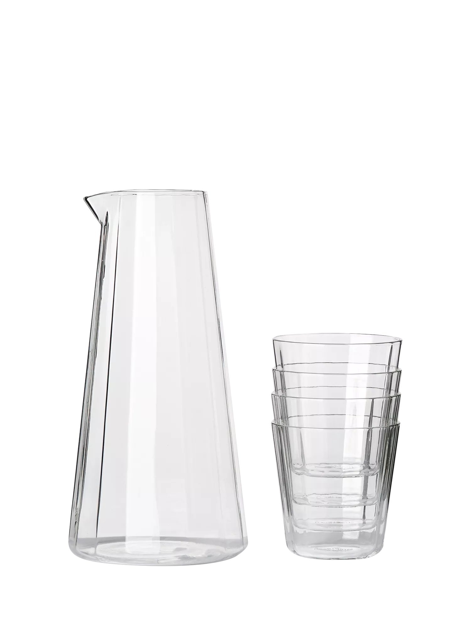 The Conran Shop Fade glass carafe and tumbler set 260ml, UK version